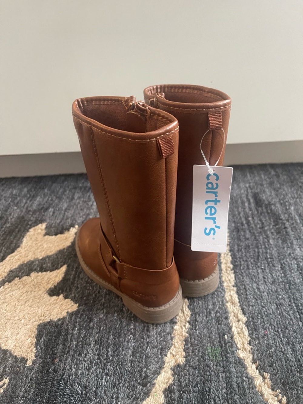 Carter's Tan Girls Knee-High Boots